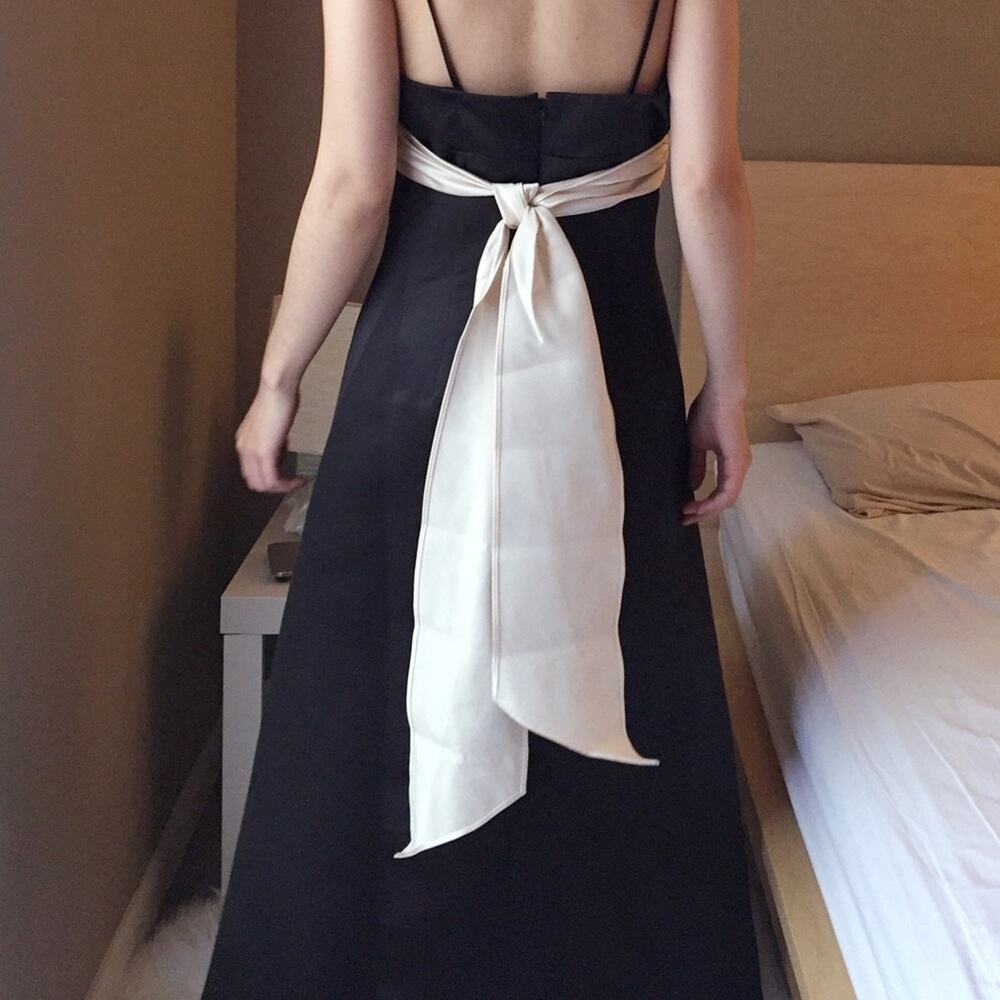 NWT Bill Levkoff Classics Satin Cocktail Gown-MA5 - Picture 5 of 8